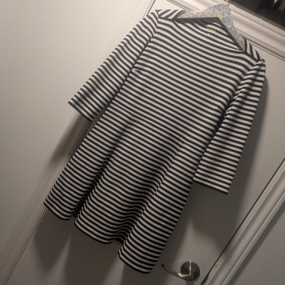 Kate Spade Broome Street Black and White Striped Dress - Picture 3 of 6
